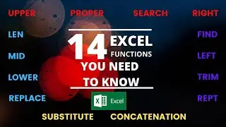 Excel String/ Text Functions with Examples