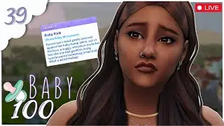 🔴100 Baby Challenge Live Stream 👶🏼🍼💜! | The Sims 4 | Ep 39