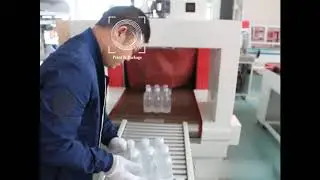 Термоусадочная линия для групповой упаковки минеральной воды