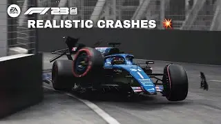 F1 23 𝗥𝗘𝗔𝗟𝗜𝗦𝗧𝗜𝗖 CRASH COMPILATION 💥 #4