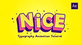 After Effects Typography Animation Tutorial | Free Project File