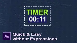 After Effects Tutorial: Quick and Easy Timer Animation in after effects