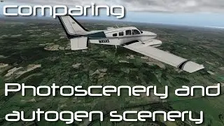 X plane 10 - comparing orth4xp  photoscenery to Autogen scenery