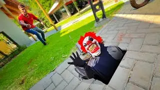 MY DAD CAME AT THE WRONG TIME!!! *Mysterious Clown is home*