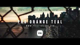 Orange Teal Color Grading in VR Editor Mobile 2022 | Free Filter Download