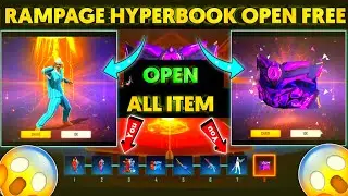 New Rampage HyperBook Open All Items Free🤯| New Emote Free😲| 