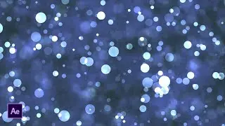 Background Particles Animation and Dust Animation in After Effects