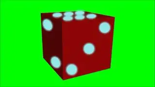 Free 3D LED Dice Green Screen Masters