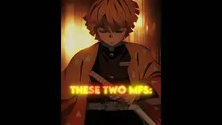 Zenitsu is LOCKED IN 😈🔥 then there’s Inosuke 😂 #anime #shorts