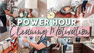 POWER HOUR CLEANING ROUTINE|CLEAN WITH ME|EXTREME CLEANING MOTIVATION