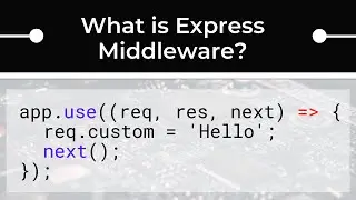 What is Express middleware and how does it work? (in-depth)