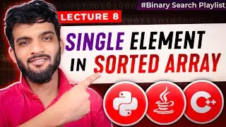 BS-8. Single Element in Sorted Array