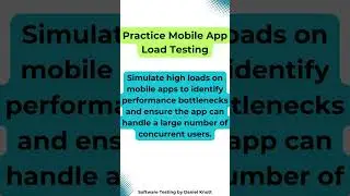 Practice Mobile App Load Testing 