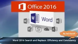 Word 2016 Tutorial: Search and Replace for Text and Special Characters