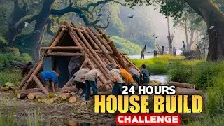 1 Hour Vs 24 Hours SURVIVAL HOUSE BUILD For Rs. 10,000