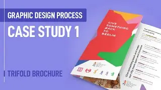 My graphic design process - Trifold brochure CASE STUDY  |  How I approach a design project