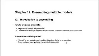 Introduction to model ensembling