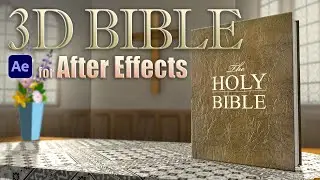 Custom 3D Bible - After Effects (Make Your Own Bible Animation)