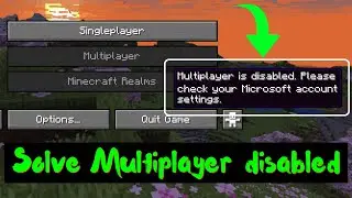 How To Fix: multiplayer is disabled please check your microsoft account settings pojavlauncher