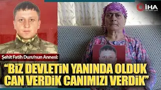 Şehit Annesi: 