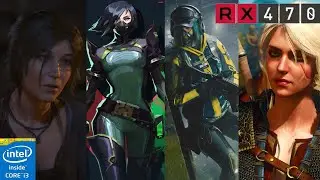 RX 470 + I3 10100F. Test in 5 Games.