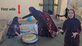 Forcing the second wife to the first wife in the absence of the husband