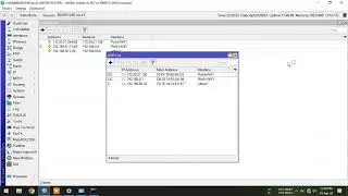 Bind static ip address on mikrotik