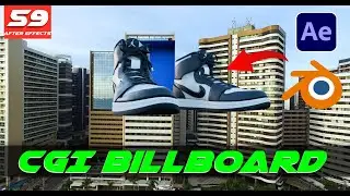 After Effects Class - 59 | Make Your first Billboard In Adobe after effects and Blender !