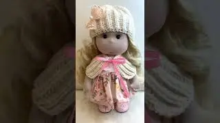 Текстильная кукла Машенька #кукла #текстильнаякукла #мягкаякукла #трикотажнаякукла #куклаизткани