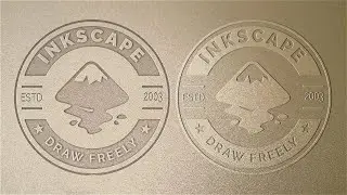 Embossed Logo Mockups in Inkscape