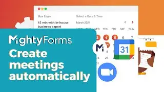 How to Create a Google Calendar and/or Zoom event after form submission