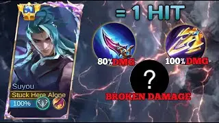 GLOBAL SUYOU BEST 1 HIT BUILD 2024 IS BROKEN💀(best build suyou and emblem) - SUYOU MLBB