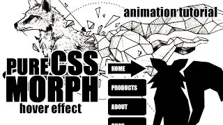 Pure CSS Morph Effect | Awesome UI Hover Animations with CSS Clip Path Property