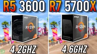 R5 3600 vs R7 5700X | RTX 4070 - Tested in 2024