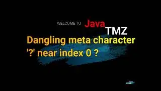 java.util.regex.PatternSyntaxException: Dangling meta character '+' near index 0 +