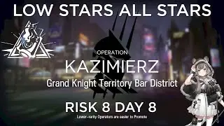 Arknights CC#9 Day 8 Risk 8 with Challenge Guide Low Stars All Stars