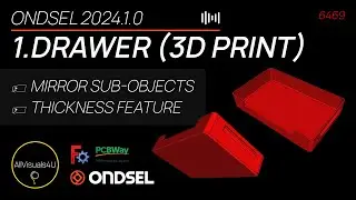 🗃 Ondsel Tutorial - Design This Drawer - FreeCAD Part Design - FreeCAD Thickness