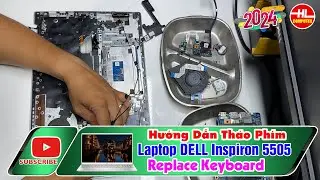 Hướng Dẫn Tháo Phím Laptop DELL Inspiron 5505 | Vi Tính Huỳnh Lâm
