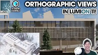 Creating ORTHOGRAPHIC Views in Lumion 11! (Elevations, Plans, and More!)