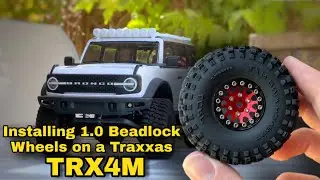 Traxxas Trx4m Wheel & Tire install (Injora Wheels, LGRC Tires) | 4 Easy Steps | 4K Footage |