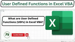 User Defined Functions in Excel VBA | Excel UDFs Made Easy | Creating Custom Excel Functions