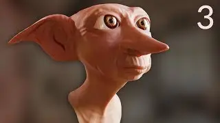 CGC Classic: Creating a House Elf from Harry Potter Pt 3 - Sculpting (Blender 2.6)