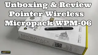 Unboxing laser pointer wireless presenter - micropack wpm 06