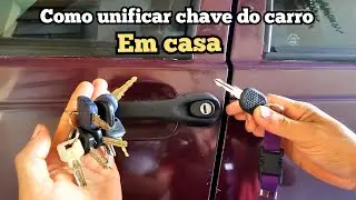 how to UNIFY CAR keys at home (to use only one key)