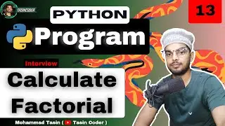 Calculate Factorial in Python Simple Way❤️ | Python Programs 🔥| Day 13