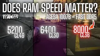 Does RAM Speed Matter for 7800X3D After AGESA 1007b? \\ 5200 CL46 vs 6400 CL30 vs 8000 CL36