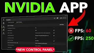 INSTALL NEW NVIDIA App & Optimize GAMING PERFORMANCE // NEW NVIDIA CONTROL PANEL 2024