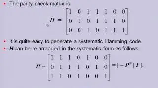 Hamming Codes, LDPC Codes and MDS Codes