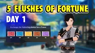 Day 1 Five Flushes of Fortune - How It Works | Genshin Impact