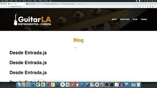Curso Next.js - 19 - Primeros Pasos mostrando el blog